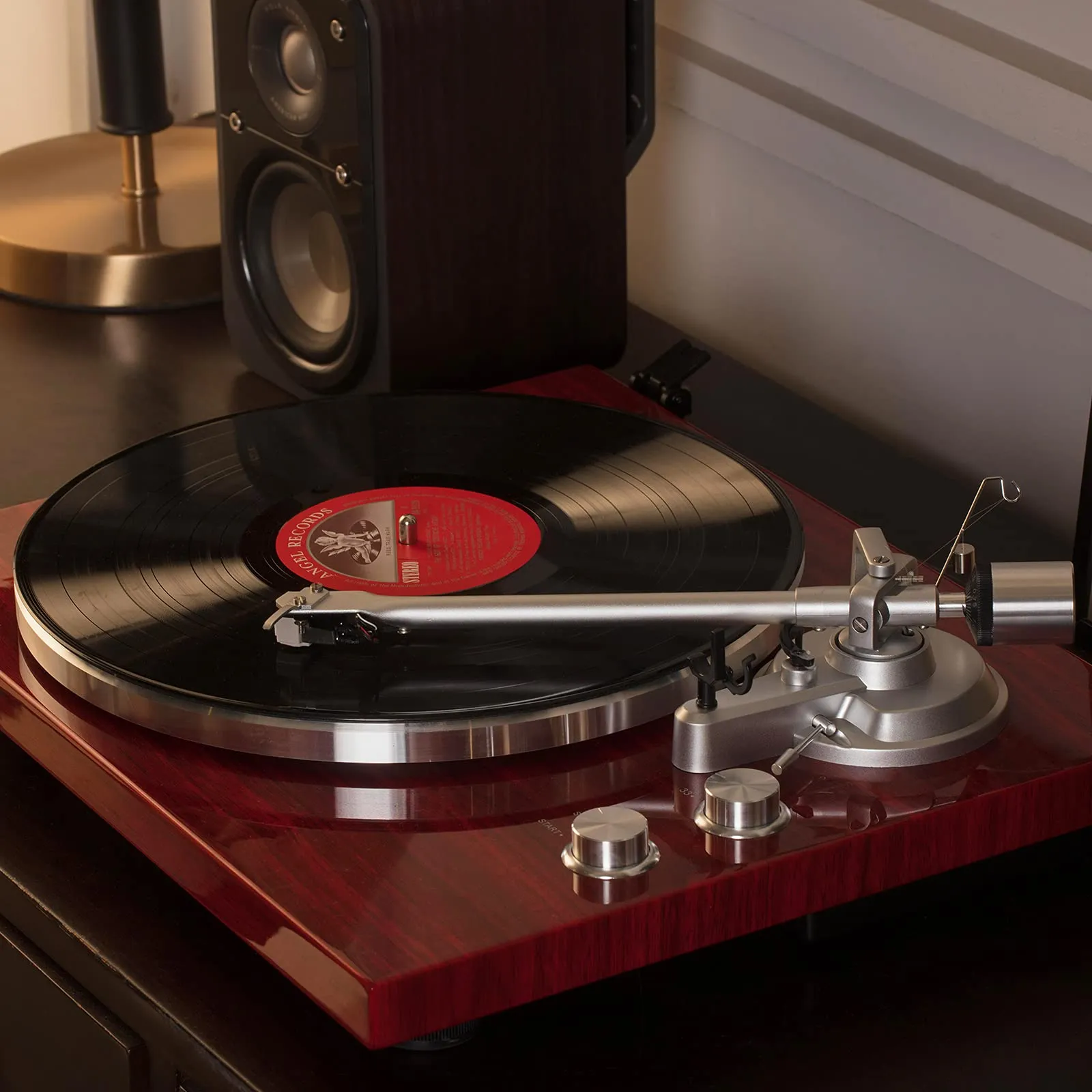 1 by ONE Belt Drive Turntable with Bluetooth Connectivity, Built-in Phono Pre-amp, USB Digital Output Vinyl Stereo Record Player with Magnetic Cartridge, 33 or 45 RPM