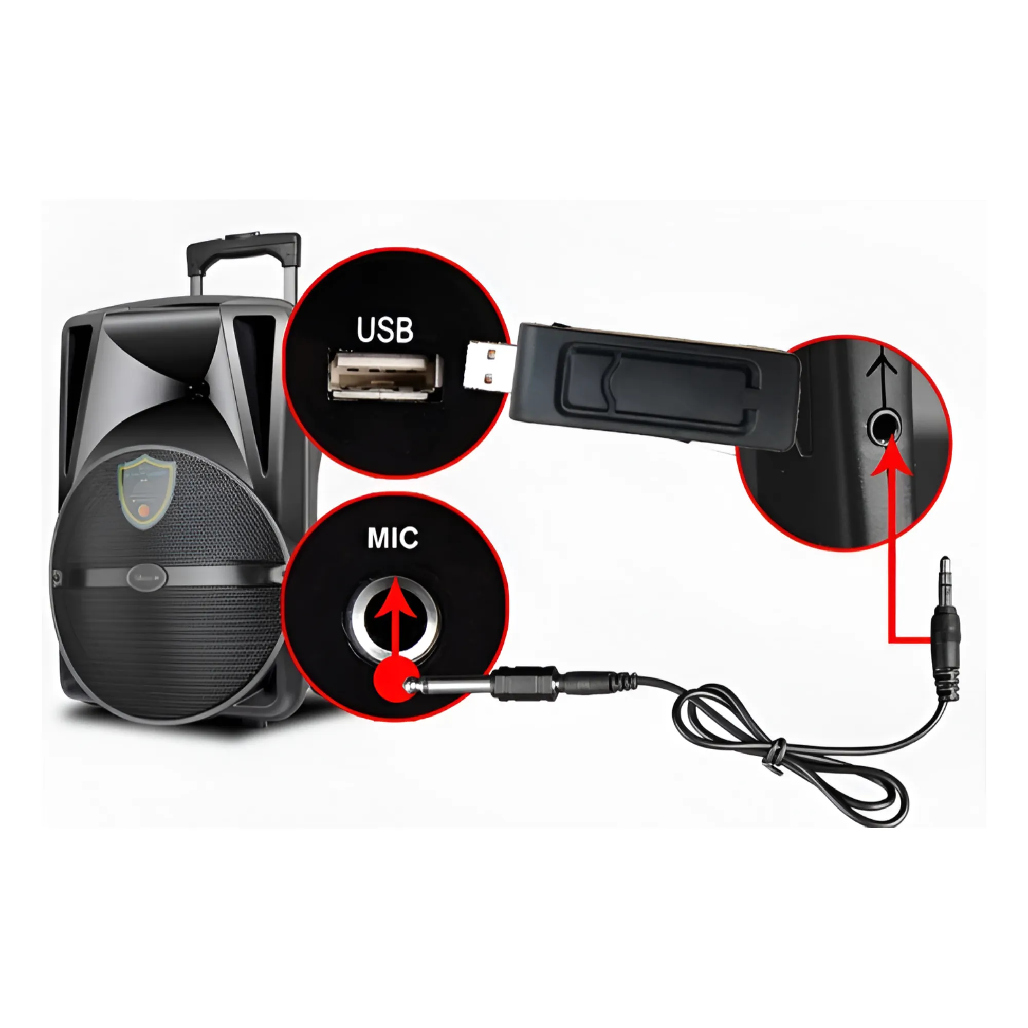 2 Pack Handled Vocal Wireless Microphone Set