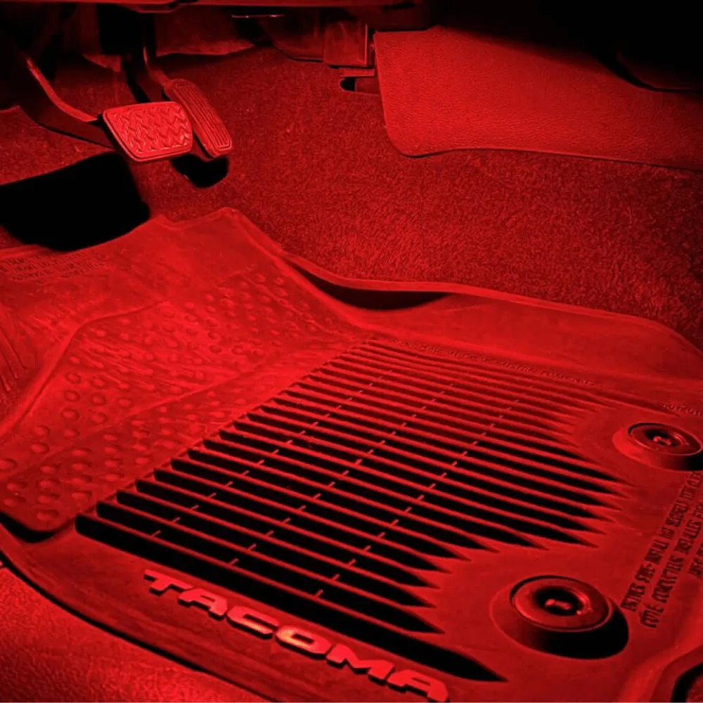 2005-2015 Toyota Tacoma Dual Output Footwell Kit   Interior Lights