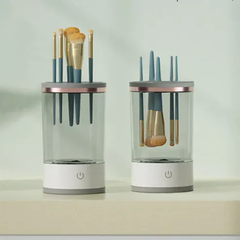 3-in-1 Cosmetic Brush Cleaner Machine - Electric Makeup Brush Cleaner Device
