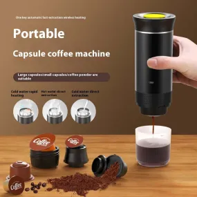 3-in-1 Portable Travel Espresso Maker- Portable, USB & Electric