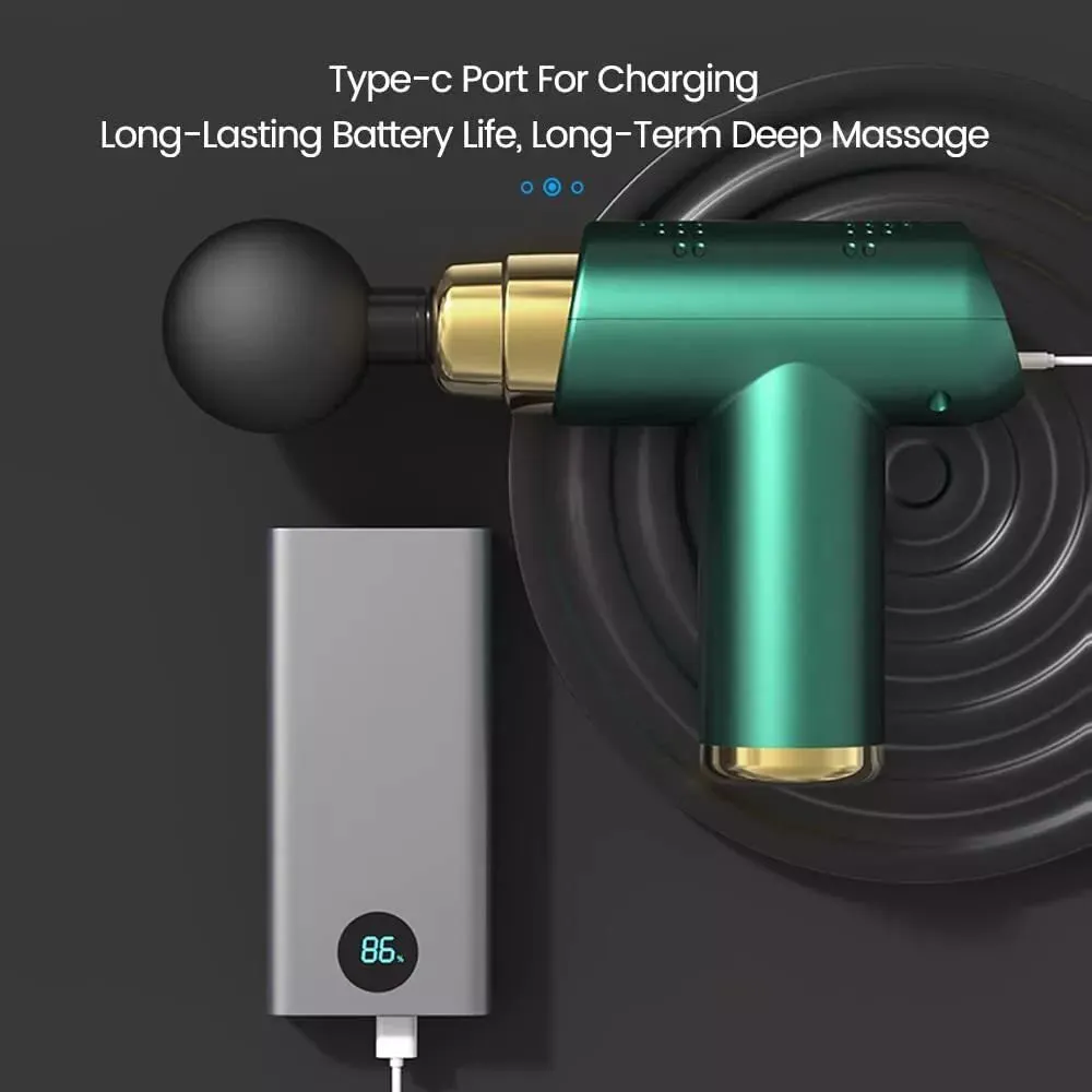 6-Speed Massage Gun Percussion Massager Deep Tissue Muscle Vibrating Relax
