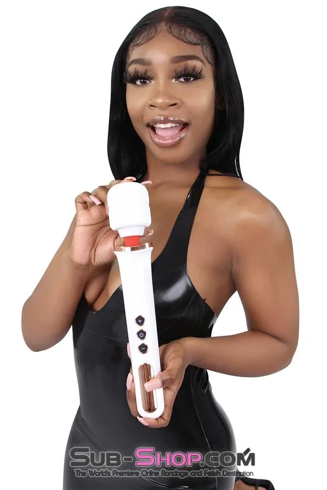 7206M      Luxury Multi-Function Cordless Rechargeable Vibrating Wand - LAST CHANCE - Final Closeout!