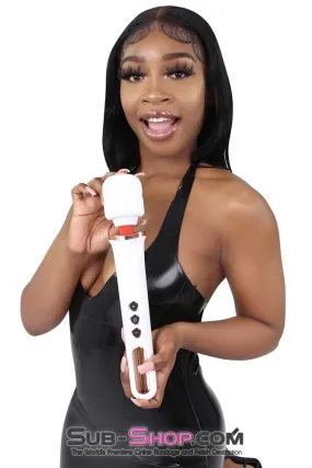 7206M      Luxury Multi-Function Cordless Rechargeable Vibrating Wand - LAST CHANCE - Final Closeout!