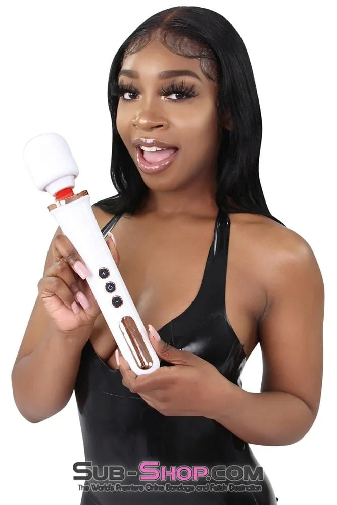 7206M      Luxury Multi-Function Cordless Rechargeable Vibrating Wand - LAST CHANCE - Final Closeout!