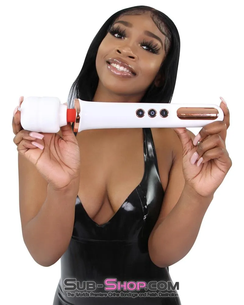 7206M      Luxury Multi-Function Cordless Rechargeable Vibrating Wand - LAST CHANCE - Final Closeout!