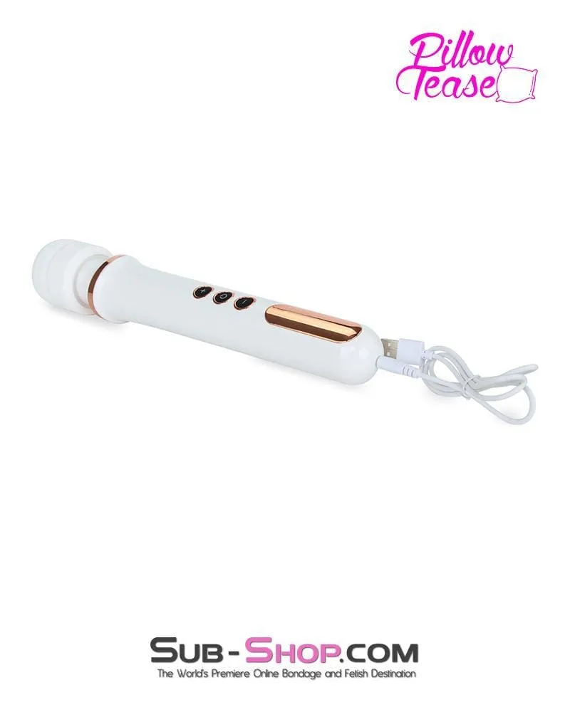 7206M      Luxury Multi-Function Cordless Rechargeable Vibrating Wand - LAST CHANCE - Final Closeout!
