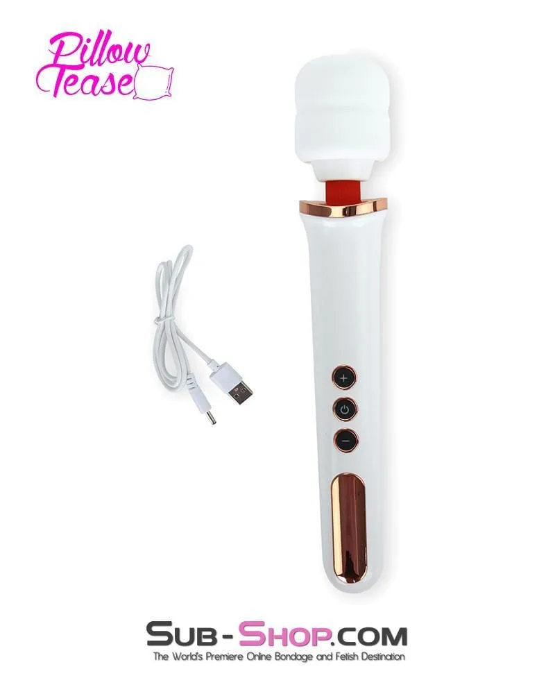 7206M      Luxury Multi-Function Cordless Rechargeable Vibrating Wand - LAST CHANCE - Final Closeout!