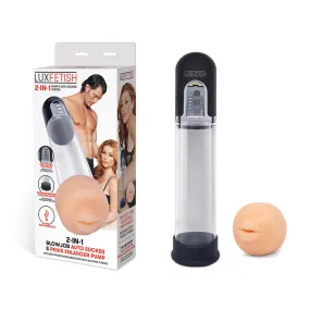 A Combination Blowjob Machine / Penis Pump