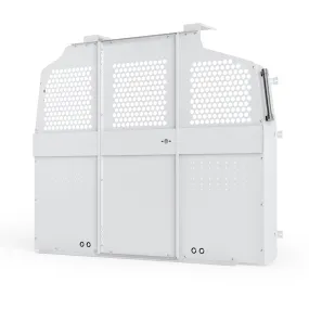 AA Products Model PT-GM/CH Cargo Van Safety Partition Protective Bulkhead Fit for GMC Savana / Chevrolet Express Vans Grey