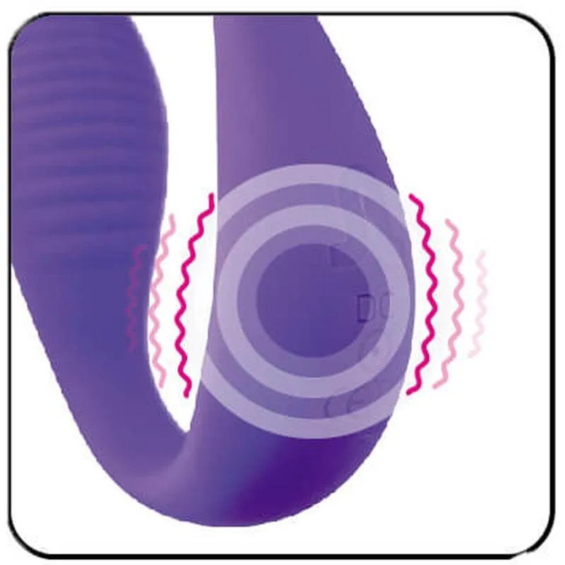 Adrien Lastic Mini Romeo Remote Control 20-function Rechargeable Dual Stimulating G-Spot Vibrator