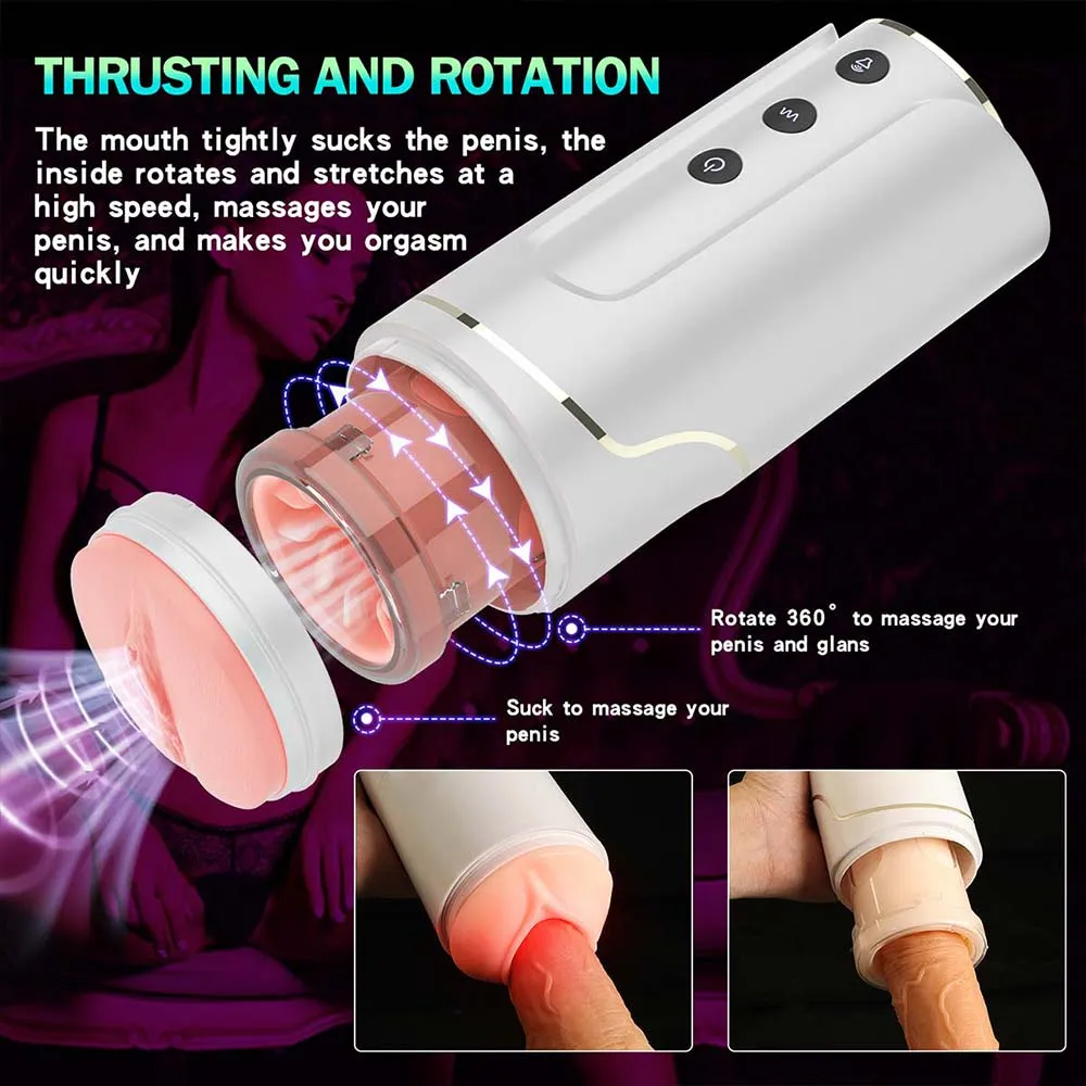 AierLe Roating & Thrusting Male Masturbator