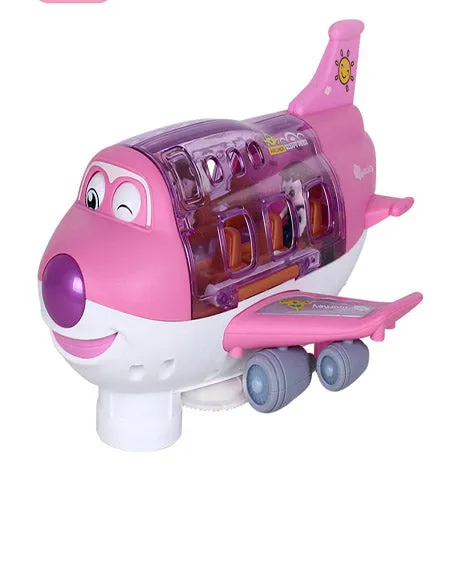 Airliner With Light And Music Rotating Aircraft.