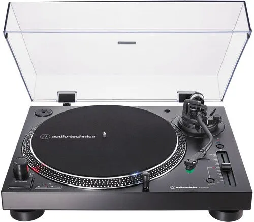 Audio Technica AT-LP120XBT-USB-BK Direct Drive Bluetooth Wireless Turntable (Black)