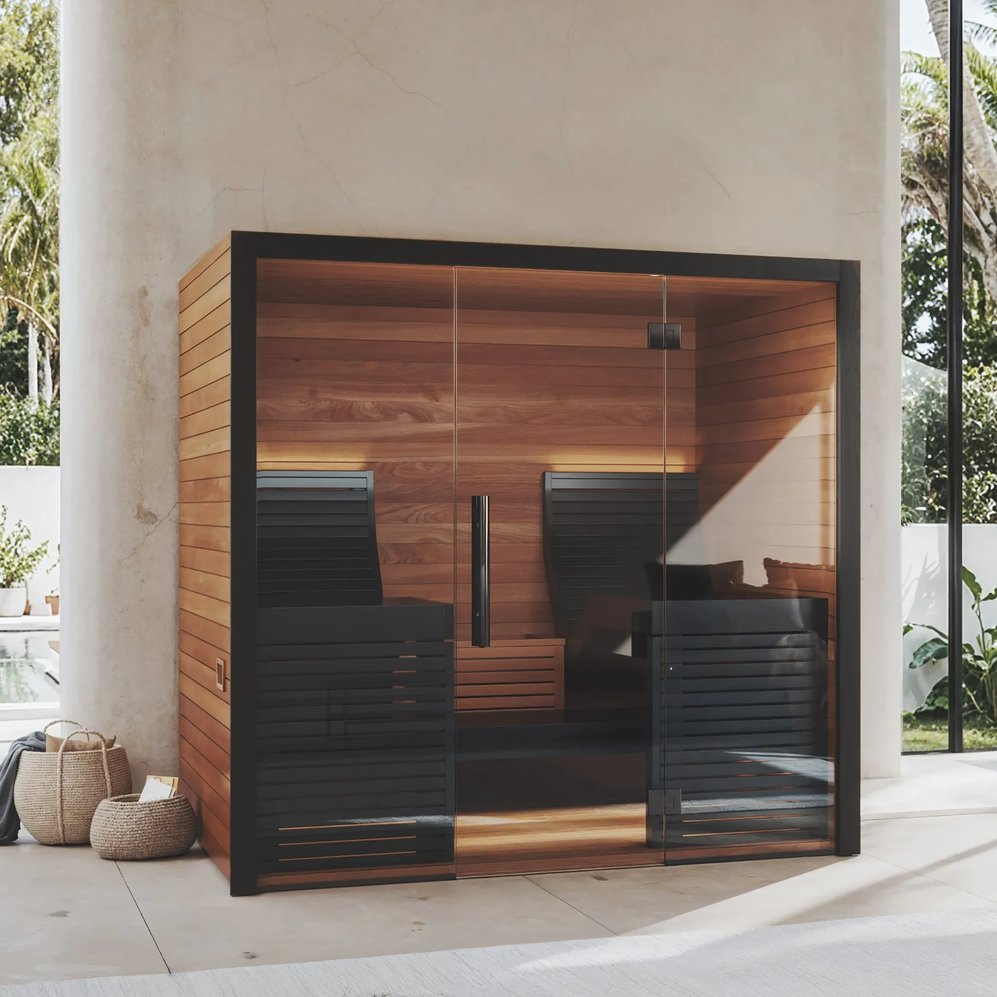 Auroom Relaxia 3-5 Person Indoor Traditional Sauna
