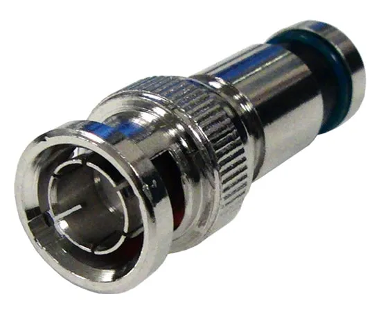 Bag of 10 BNC Compression Coax Cable Connectors for RG59 Coaxial Cable