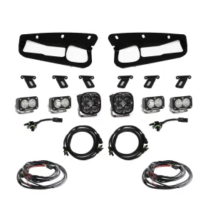 Baja Designs Squadron SAE/S2 Sport Fog Pocket Light Kit For Bronco (2021-2022)
