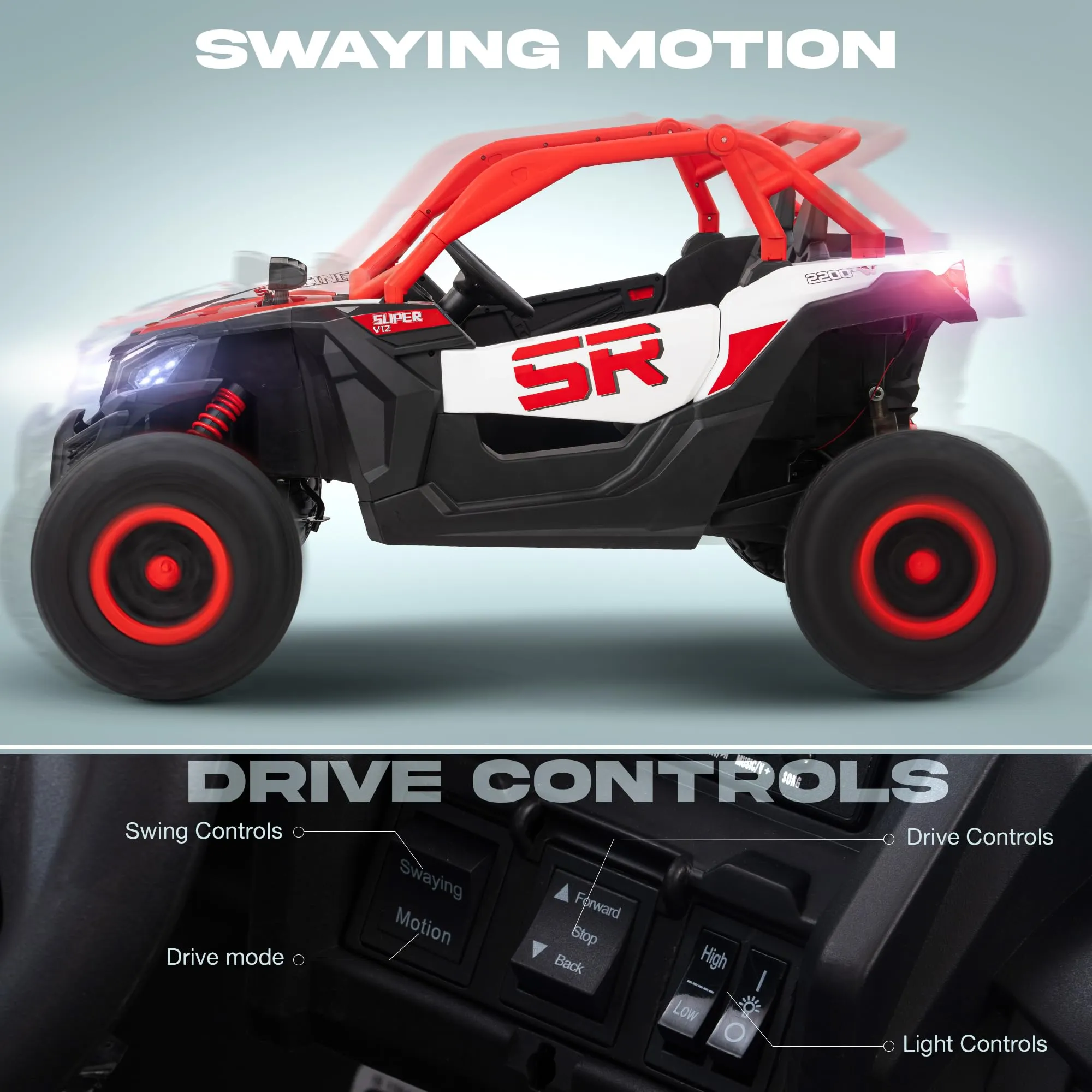 Baybee AdventurePro Electric Battery Jeep for Kids, Ride on Toy Kids Car with Light & Music to Drive 3 to 8 Years