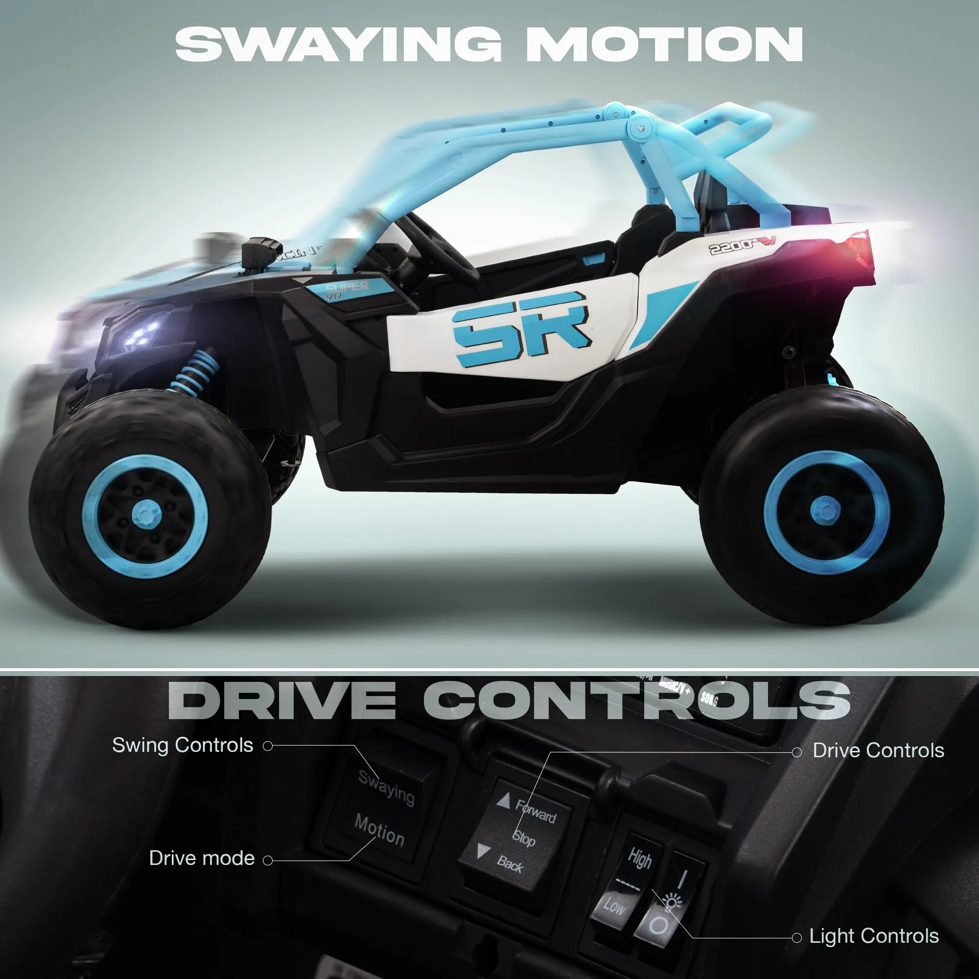 Baybee AdventurePro Electric Battery Jeep for Kids, Ride on Toy Kids Car with Light & Music to Drive 3 to 8 Years