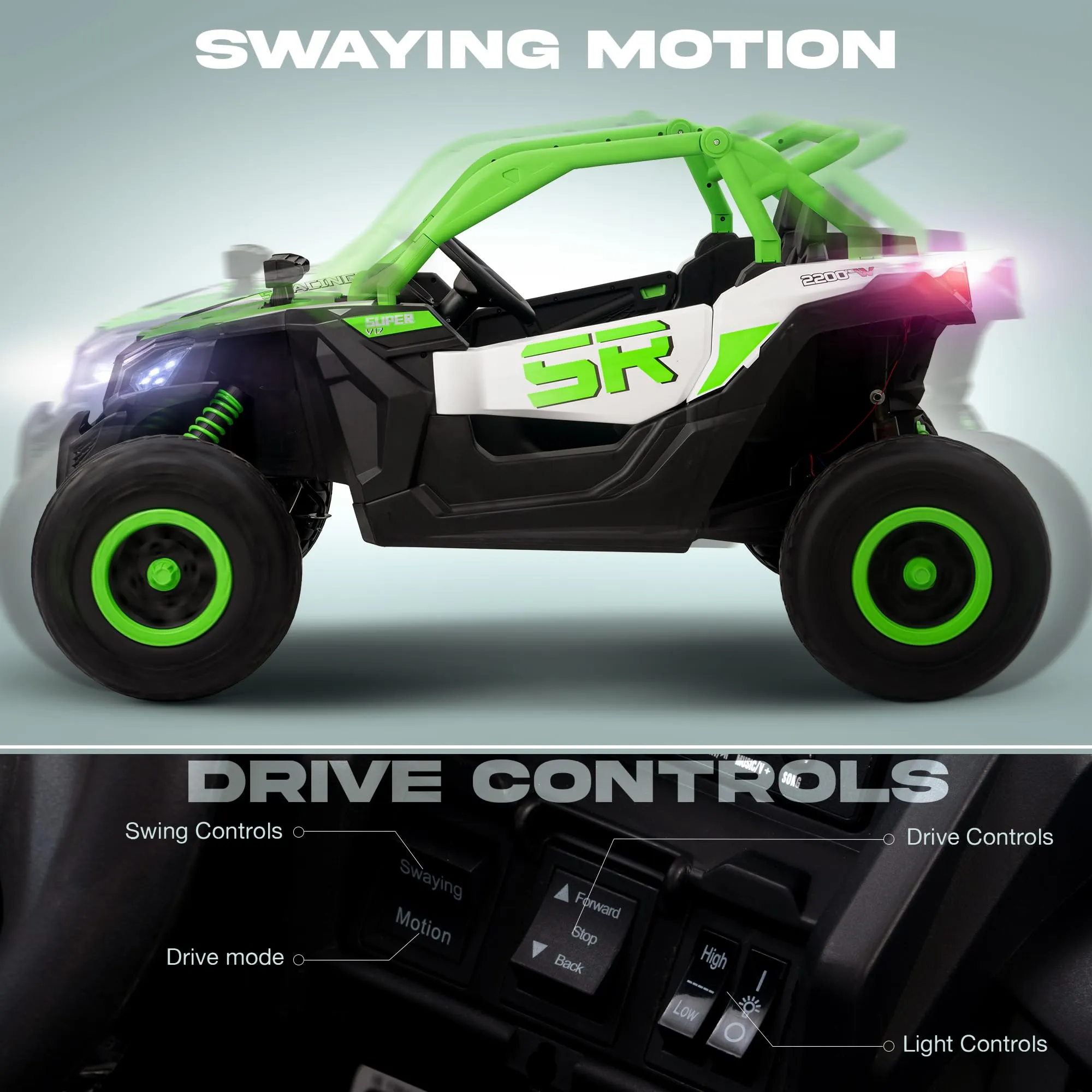Baybee AdventurePro Electric Battery Jeep for Kids, Ride on Toy Kids Car with Light & Music to Drive 3 to 8 Years