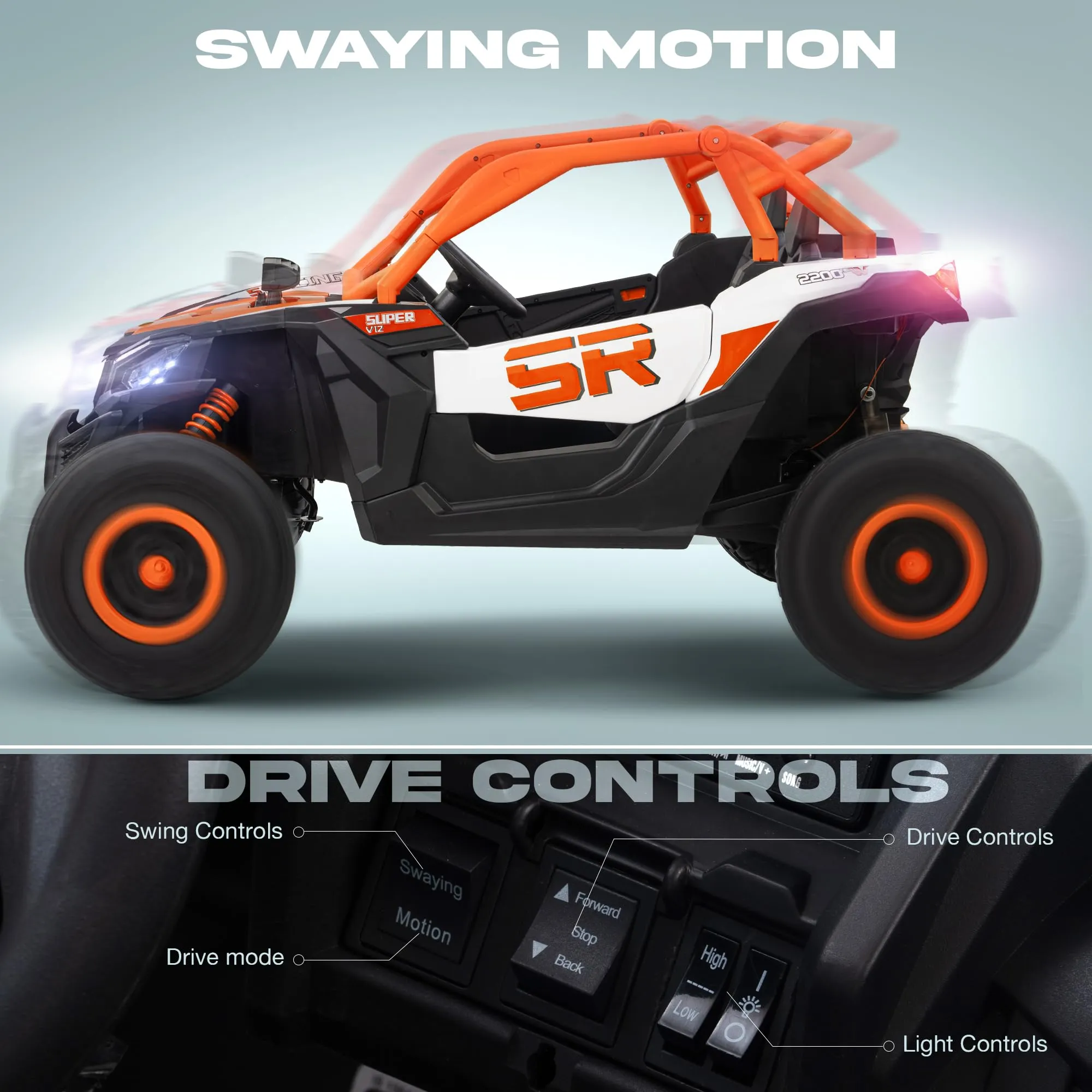 Baybee AdventurePro Electric Battery Jeep for Kids, Ride on Toy Kids Car with Light & Music to Drive 3 to 8 Years