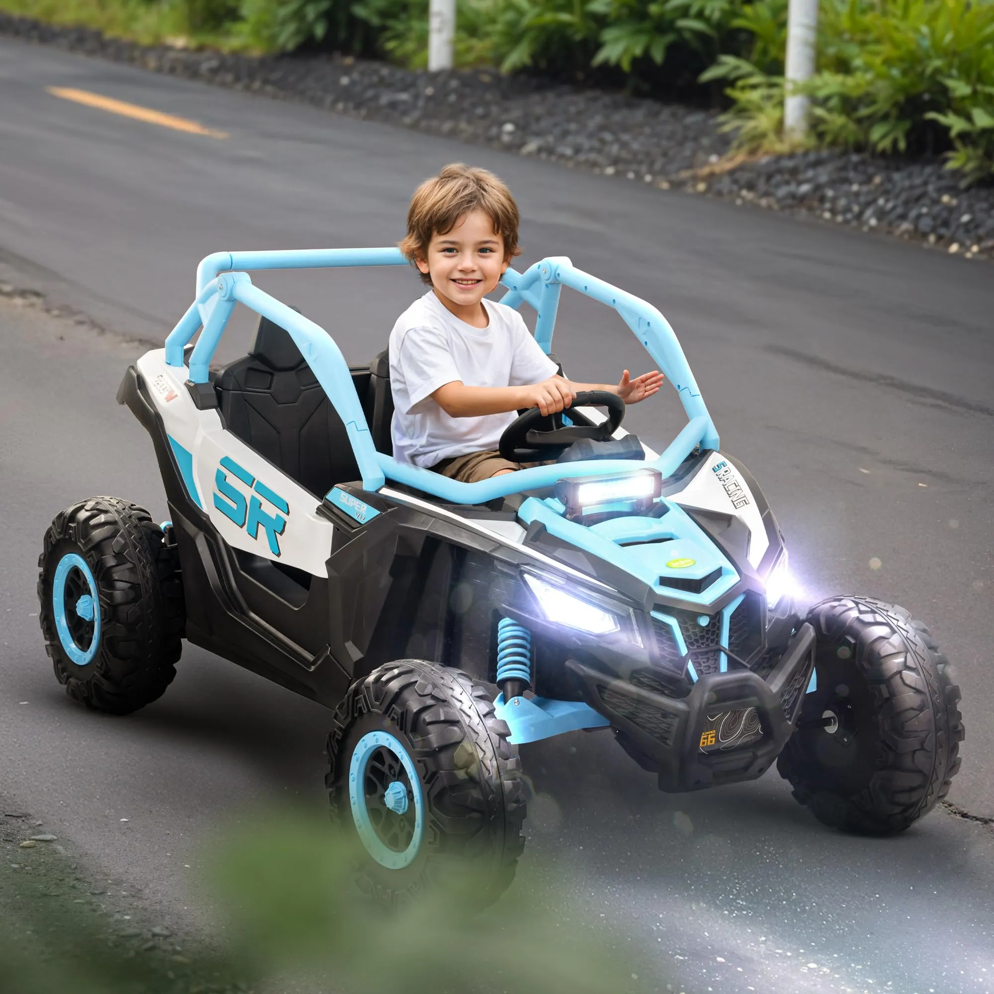 Baybee AdventurePro Electric Battery Jeep for Kids, Ride on Toy Kids Car with Light & Music to Drive 3 to 8 Years