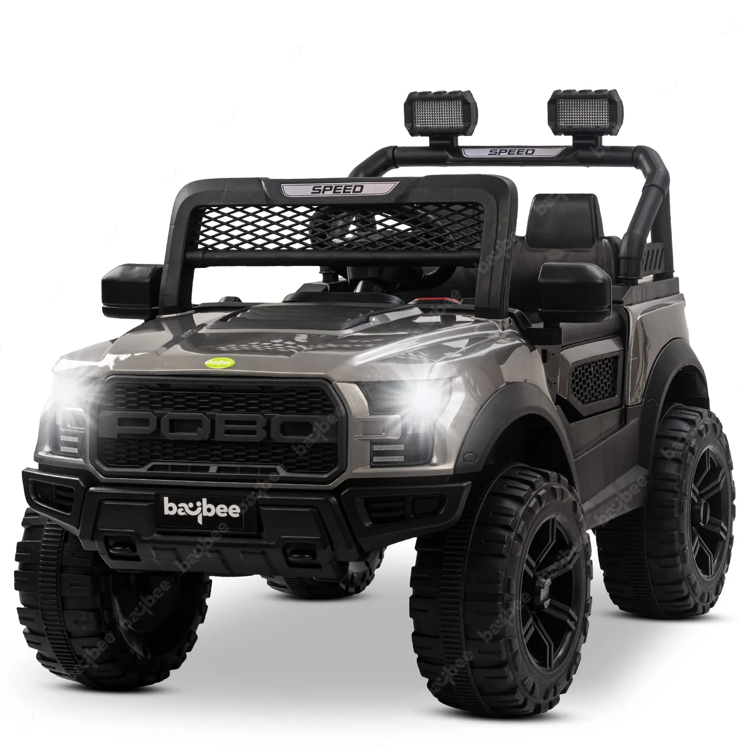 Baybee Bronco Kids Battery Operated Jeep for Kids with RGB Light & Music (Painted)