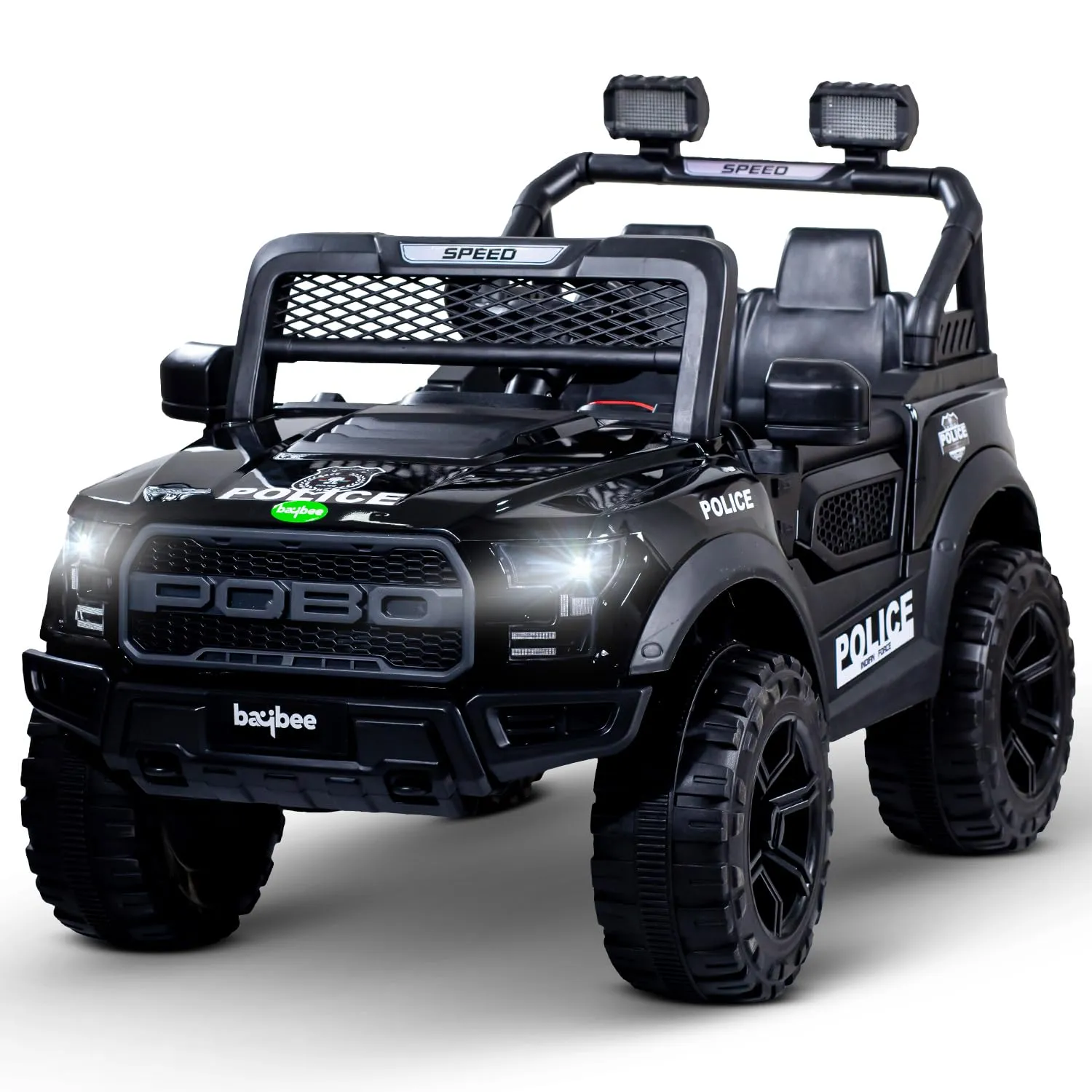 Baybee Bronco Kids Battery Operated Jeep for Kids with RGB Light & Music (Painted)