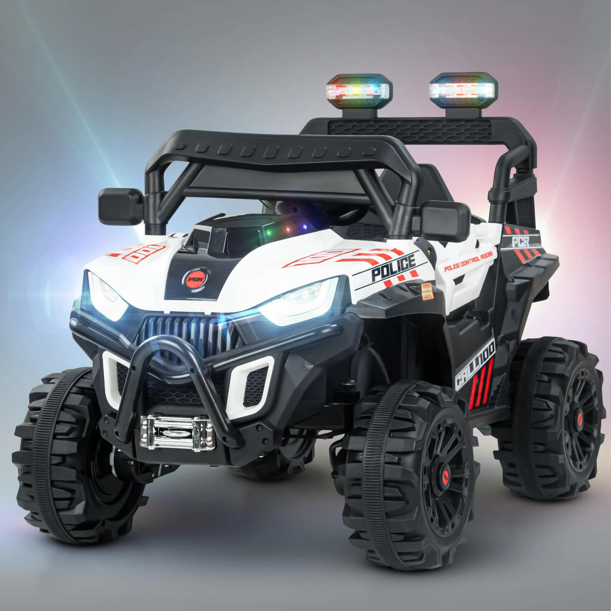 Baybee Roger Rechargeable Battery Operated Jeep for Kids with Light & Music, Electric Jeep for Kids to Drive 3 to 8 Years Boy Girl