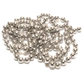 Bead Chain Eyes - Silver