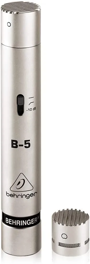 Behringer B-5 Gold-Sputtered Diaphragm Condenser Microphone Silver, (B5)