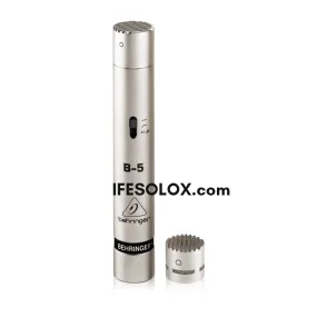 Behringer B-5 Single Diaphragm Studio Condenser Microphone with 2 Interchangeable Capsules - Brand New