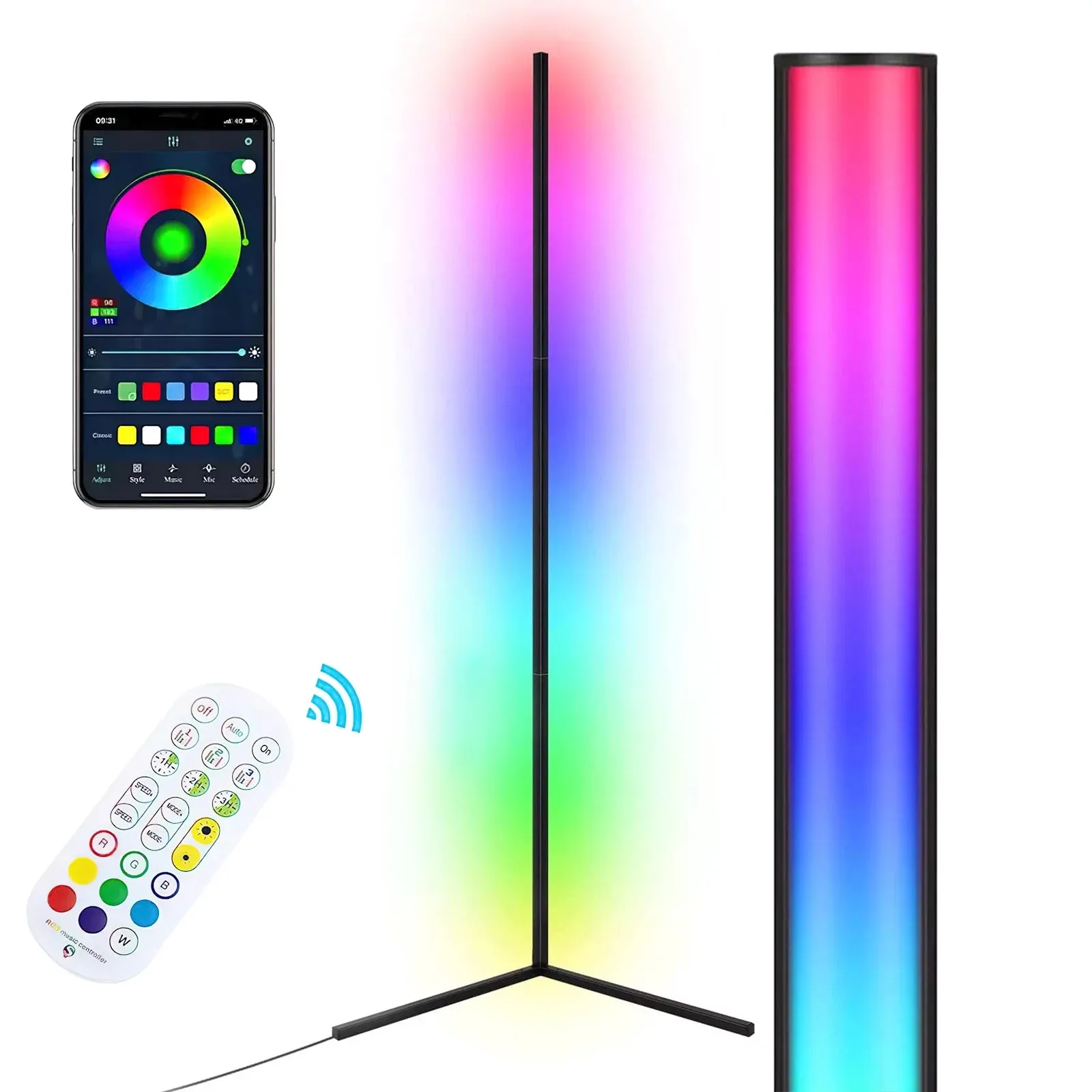 Blarity RGB Color Changing Mood Lighting Corner Lamp