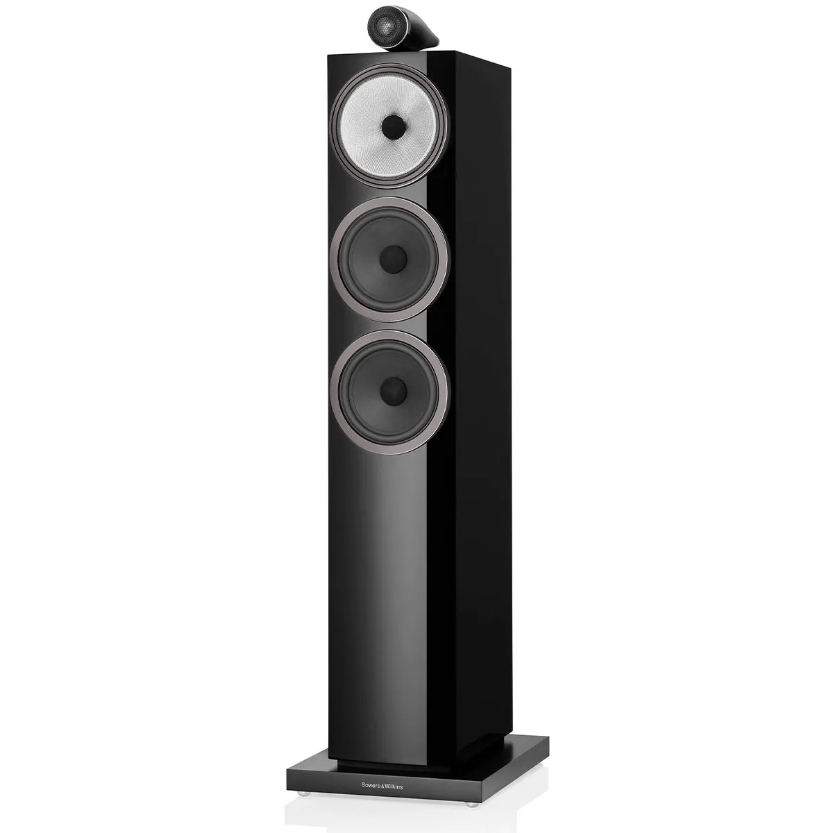 Bowers & Wilkins OPEN BOX 703 S3 3-Way Floorstanding Loudspeaker - Gloss Black-Excellent Condition