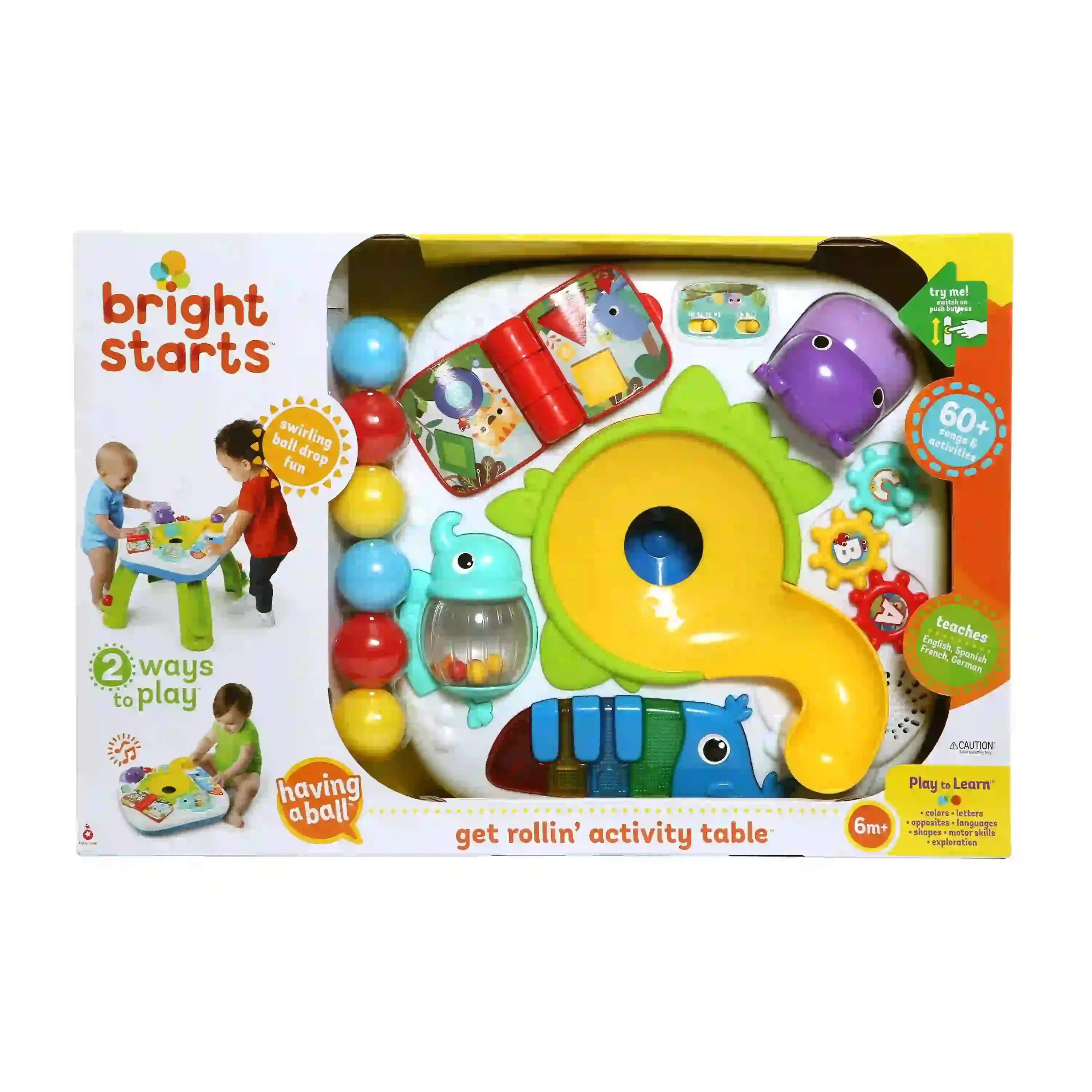 Bright Starts Having a Ball Get Rollin' Activity Table