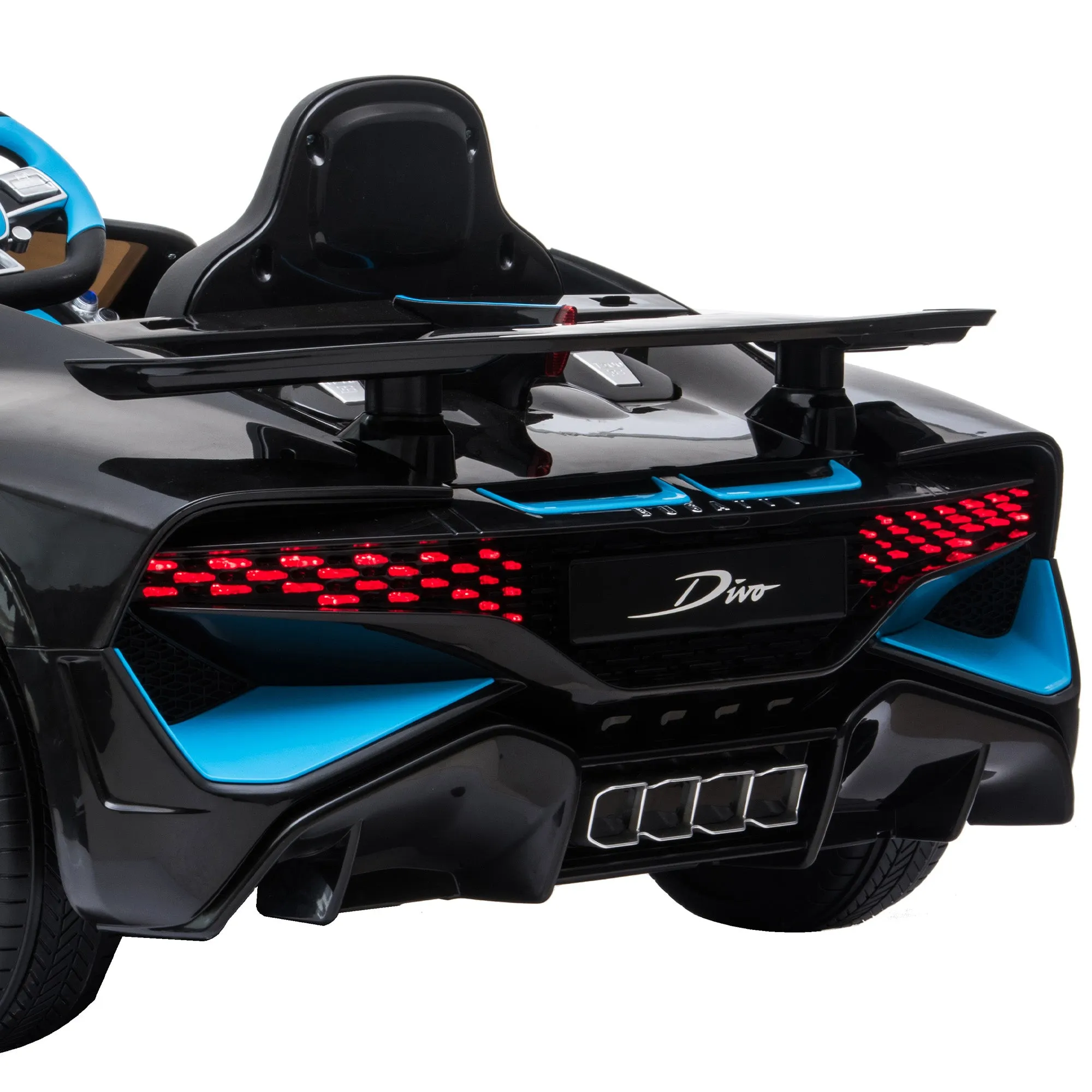 Bugatti Divo Electric Ride On Car with LED Lights & Suspension