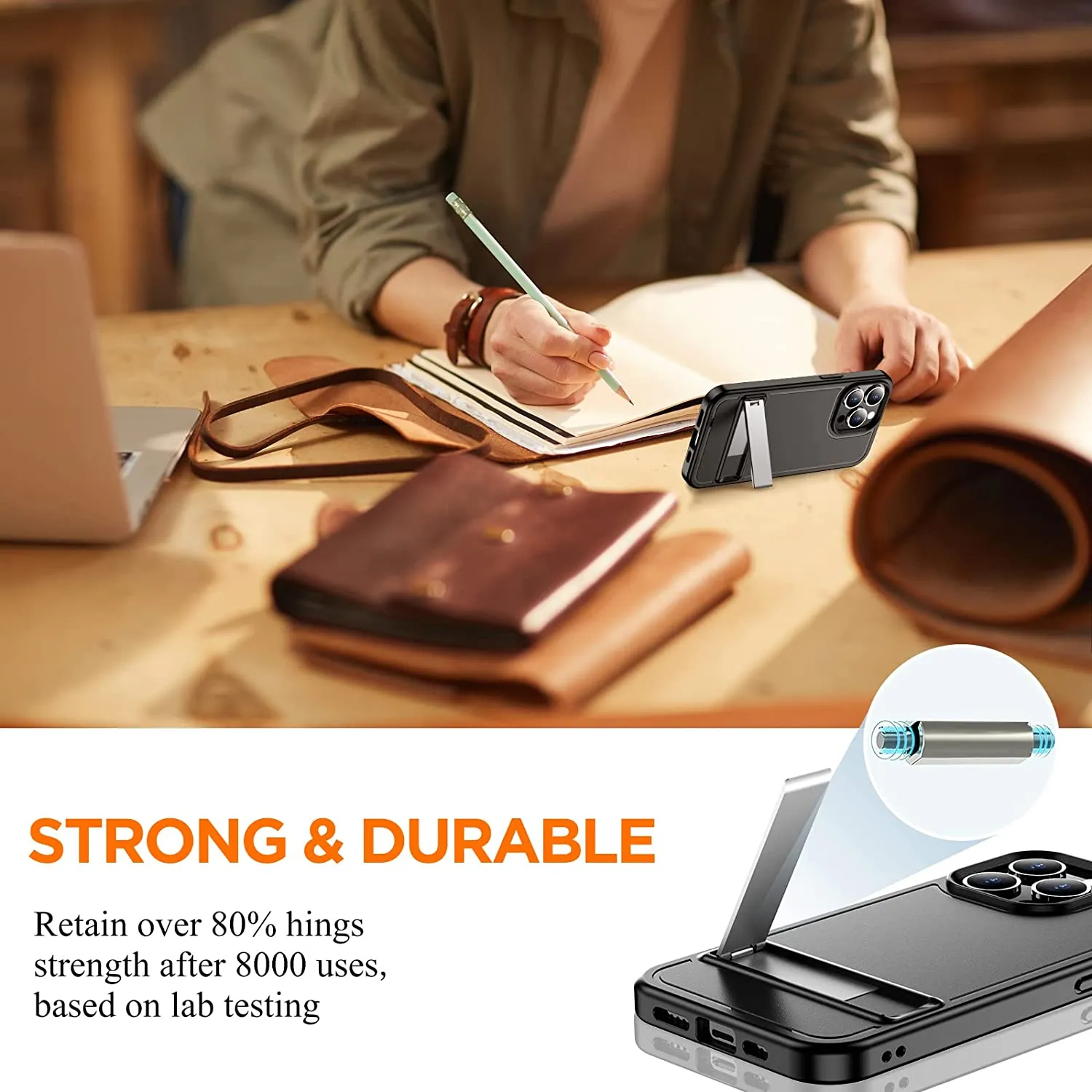 Compatible iPhone 14 Pro Max Case Heavy Duty Full-Body Protection Case