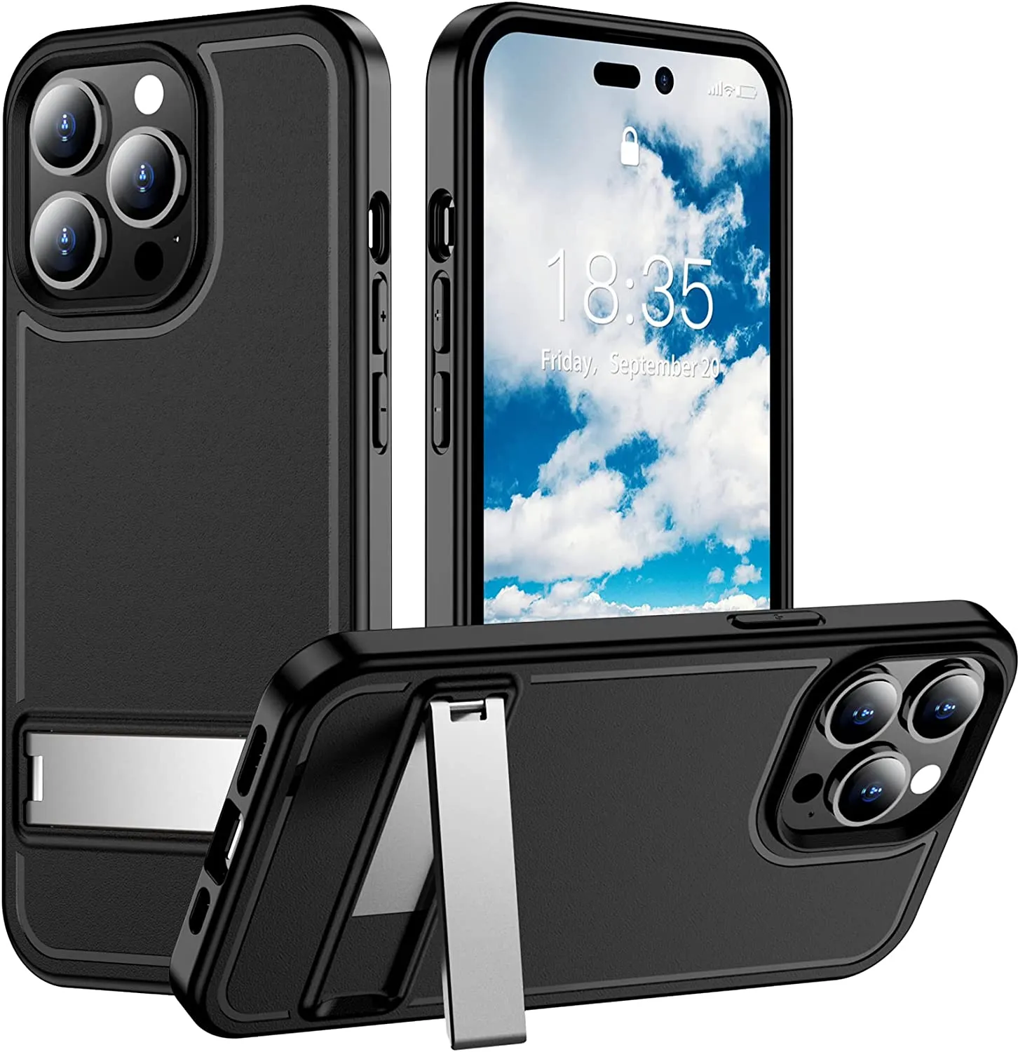 Compatible iPhone 14 Pro Max Case Heavy Duty Full-Body Protection Case