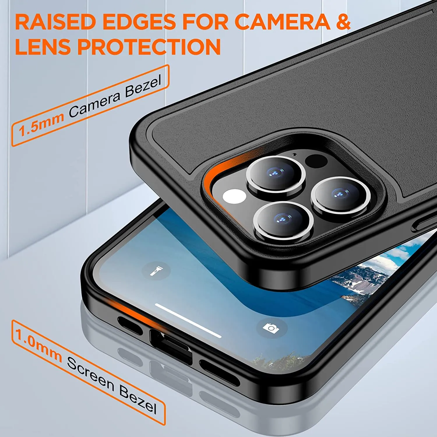 Compatible iPhone 14 Pro Max Case Heavy Duty Full-Body Protection Case