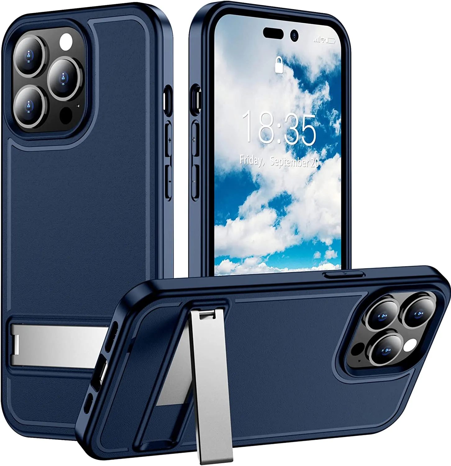 Compatible iPhone 14 Pro Max Case Heavy Duty Full-Body Protection Case