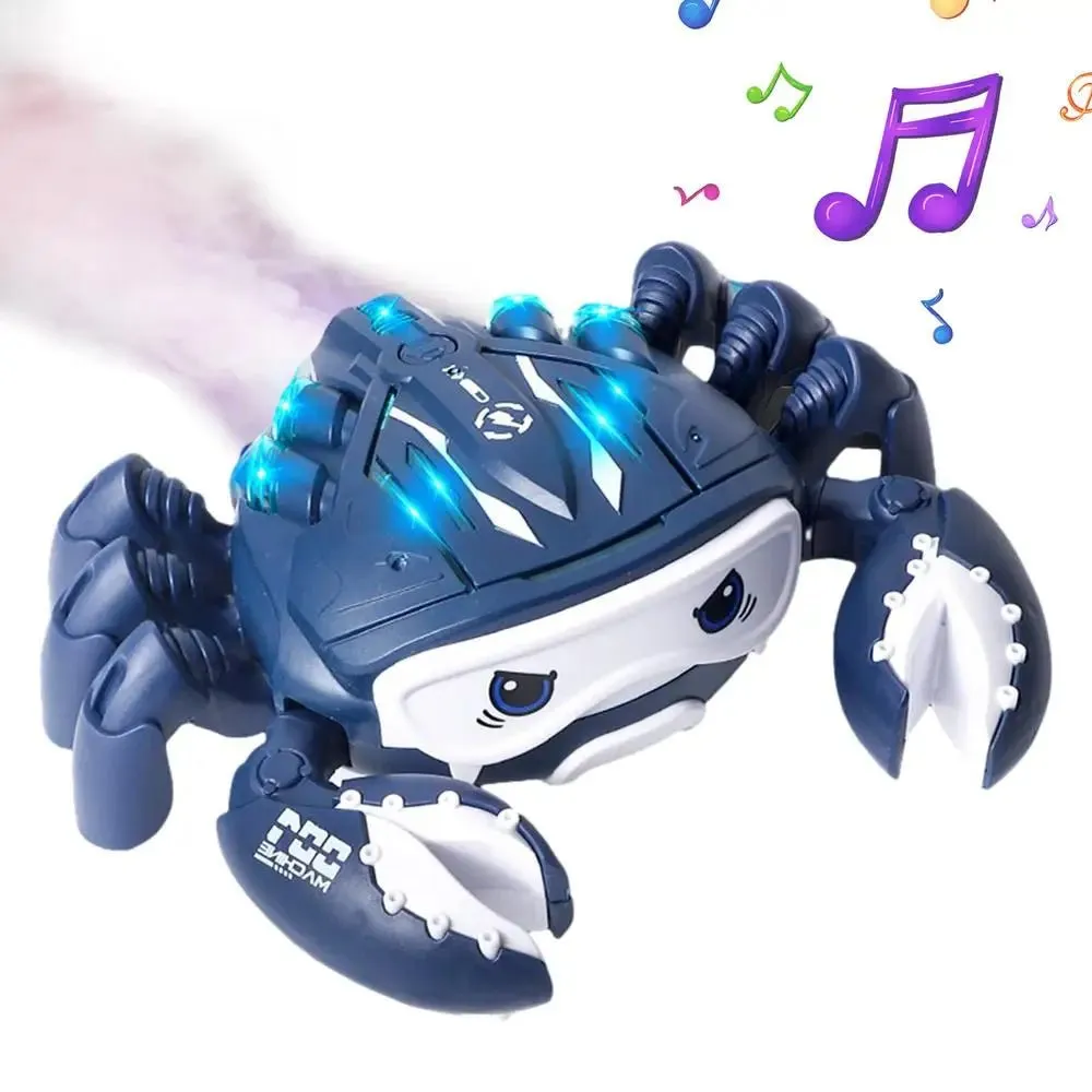 Crawling Crab Music and LED Light Walker with Auto Smoke Sensor