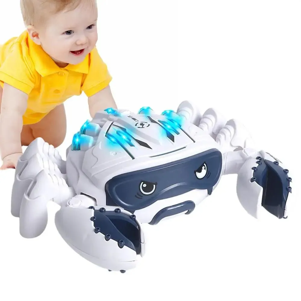 Crawling Crab Music and LED Light Walker with Auto Smoke Sensor