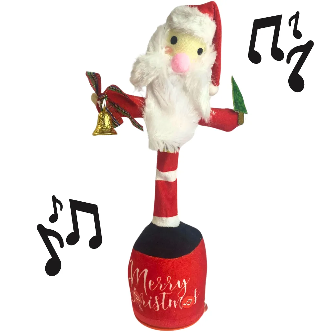 Crazy LED Dancing Repeating Santa