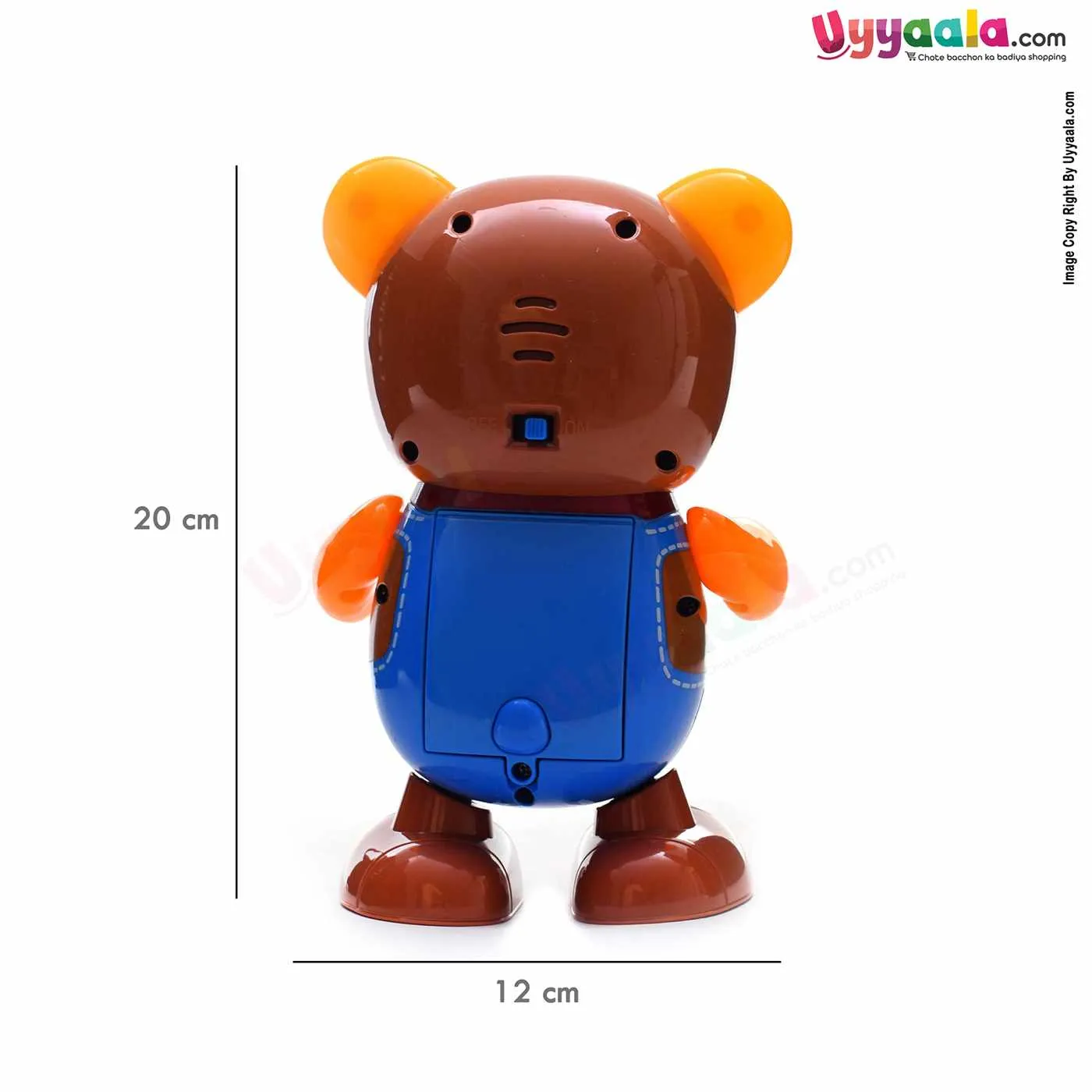 Dancing Teddy Bear Battery Toy with flashing Music & Lights - 3years & above