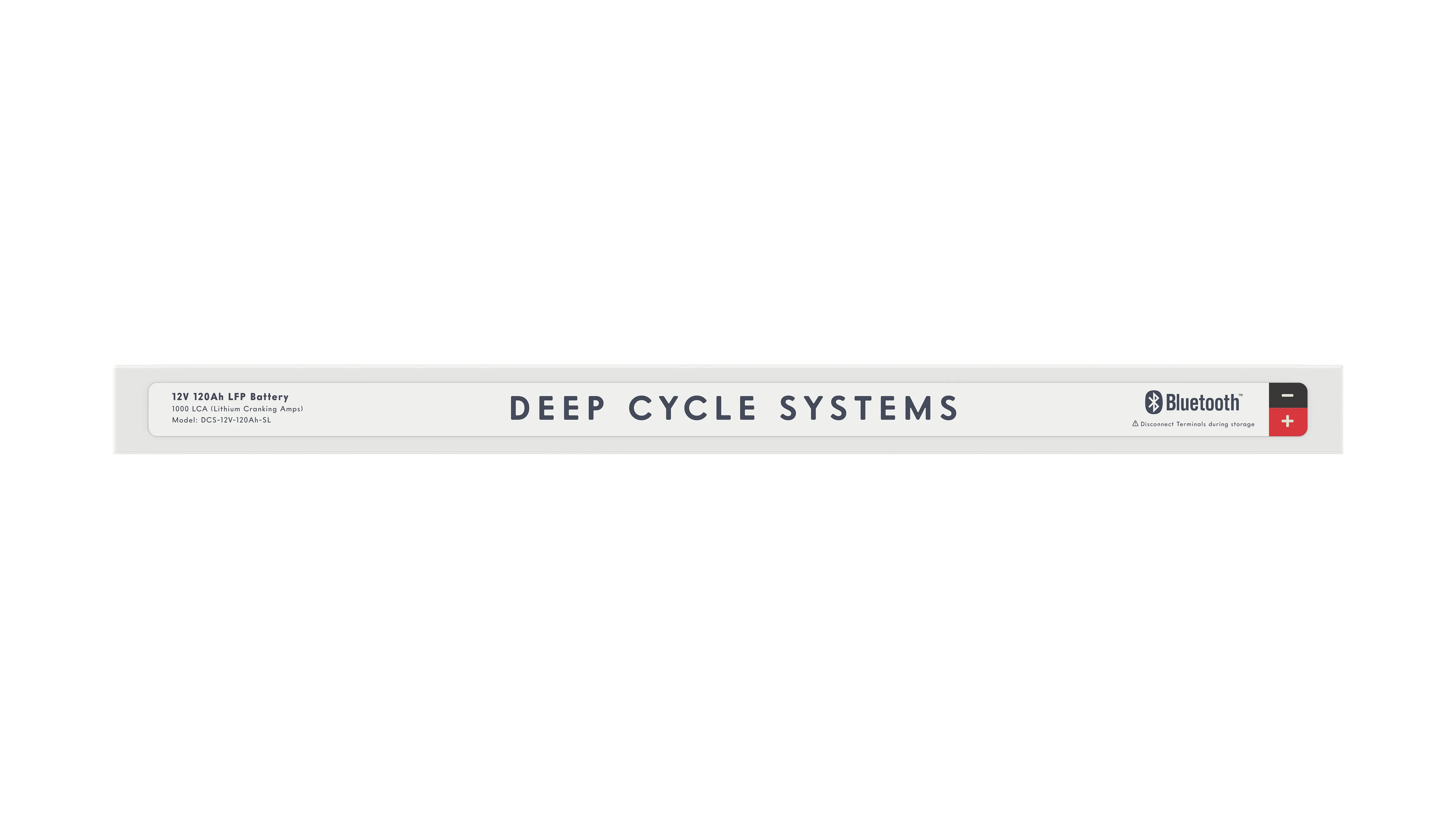 Deep Cycle Systems 120Ah Slimline Deep Cycle LFP Battery