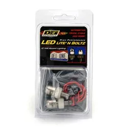 Design Engineering 030302 LED Lite N Boltz™ License Plate Lighting Kit; 2 pc.; Satin;