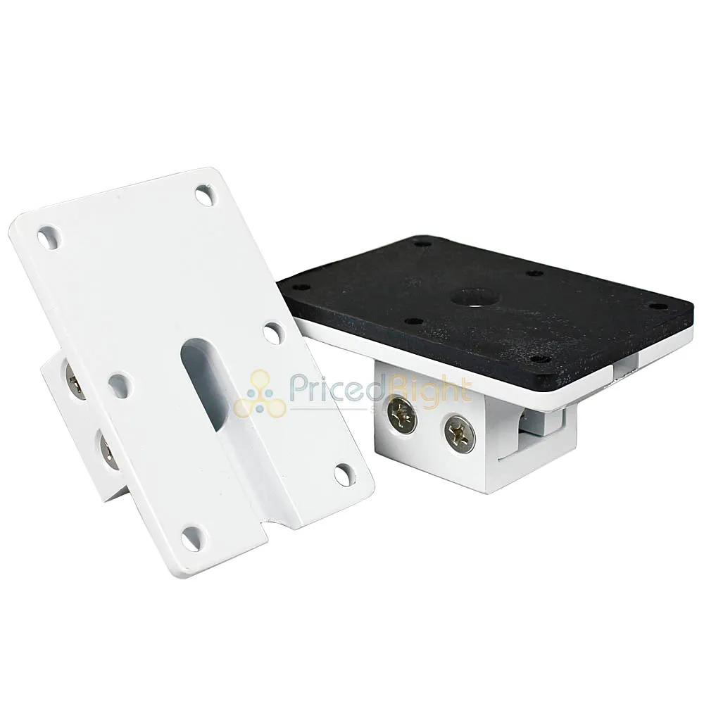Diamond Audio Extruded Aluminum Flat Mount Clamp Quick Release MSFMCWHT White