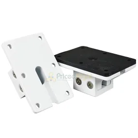 Diamond Audio Extruded Aluminum Flat Mount Clamp Quick Release MSFMCWHT White