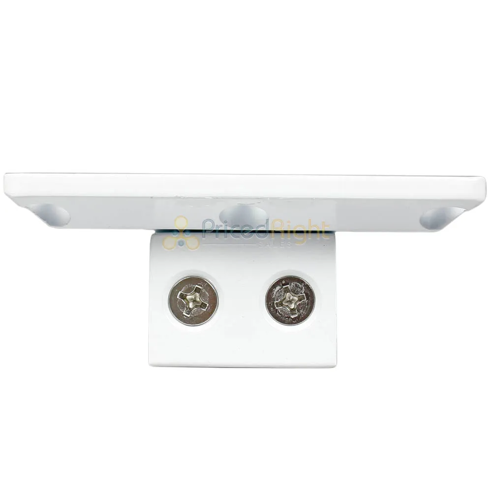 Diamond Audio Extruded Aluminum Flat Mount Clamp Quick Release MSFMCWHT White