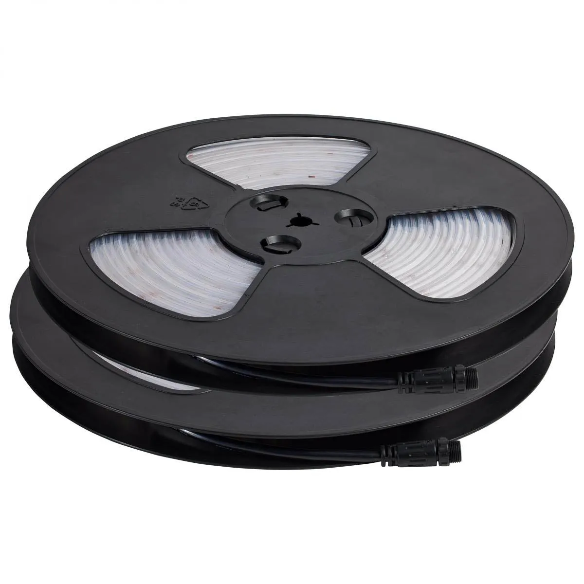 Dimension Pro Outdoor Smart LED Tape Light Kit with Remote, 65ft Reel, Color Changing RGB and Tunable White, 24V, J-Box Connection